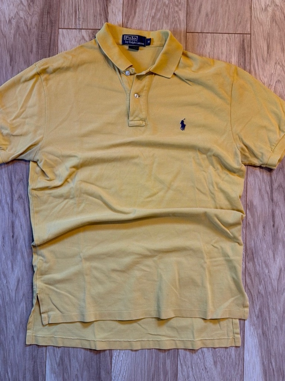 Yellow Ralph Lauren classic polo